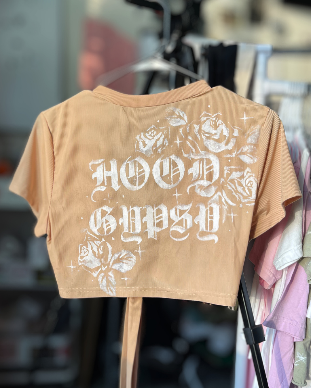 Rose Wrap Around Top