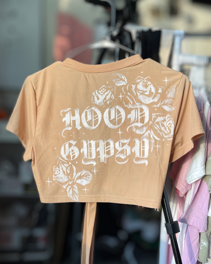 Rose Wrap Around Top