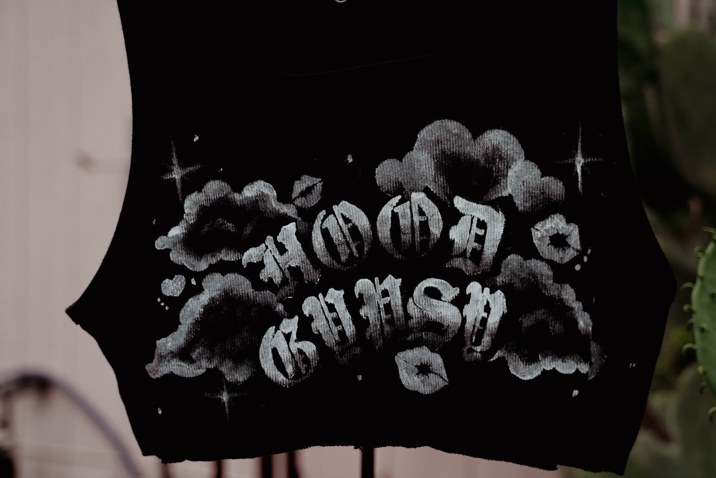 Hood Gypsy Cloud framed Black Chula Tank